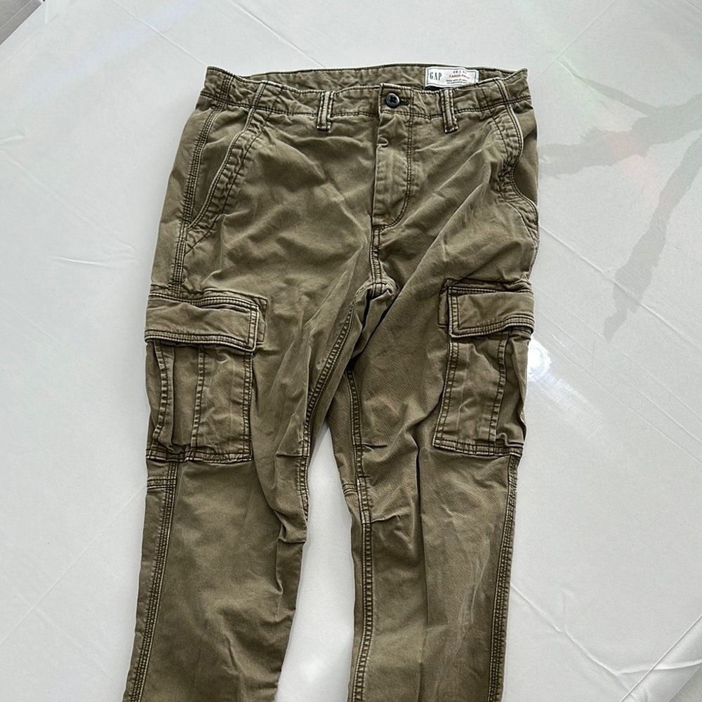 Men's Olive Cargo Pants
